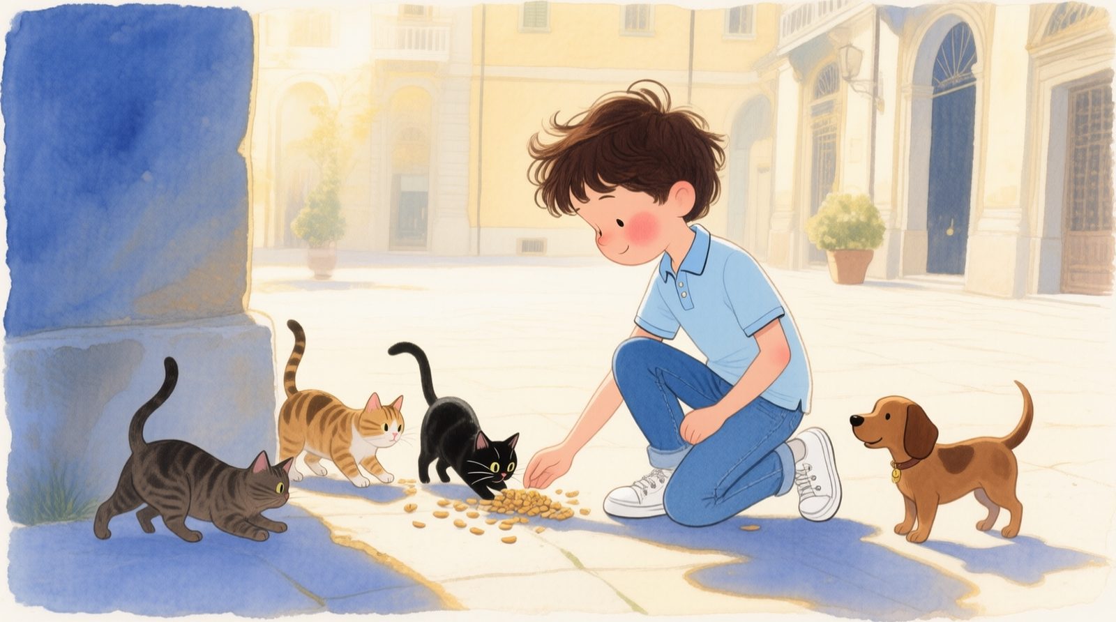 Carlo com animais