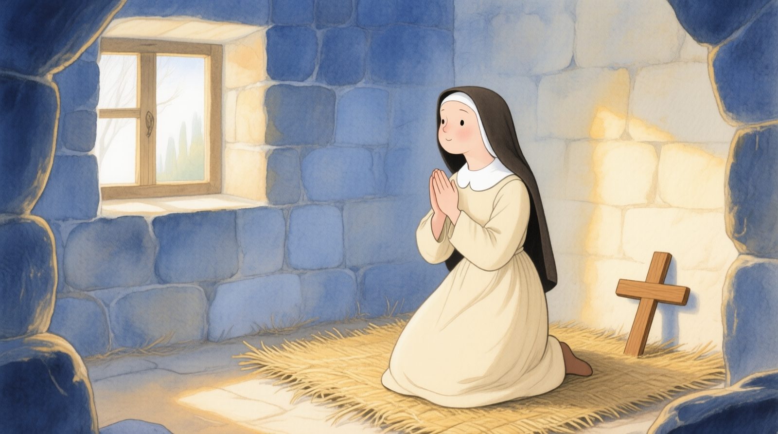 Catarina fazendo penitência