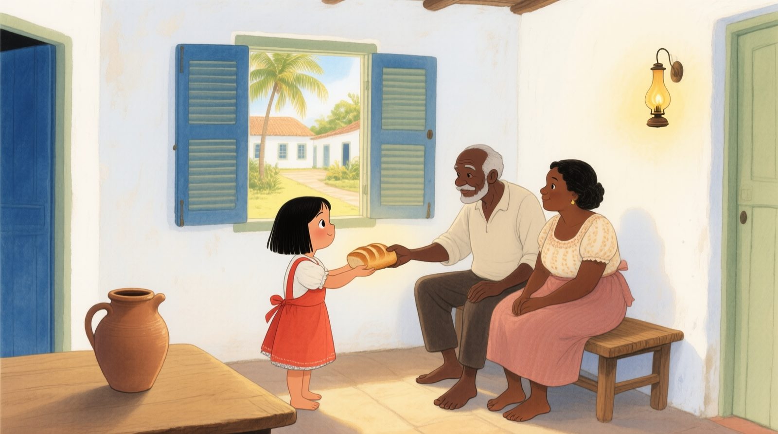 Maria Rita ajudando pobres