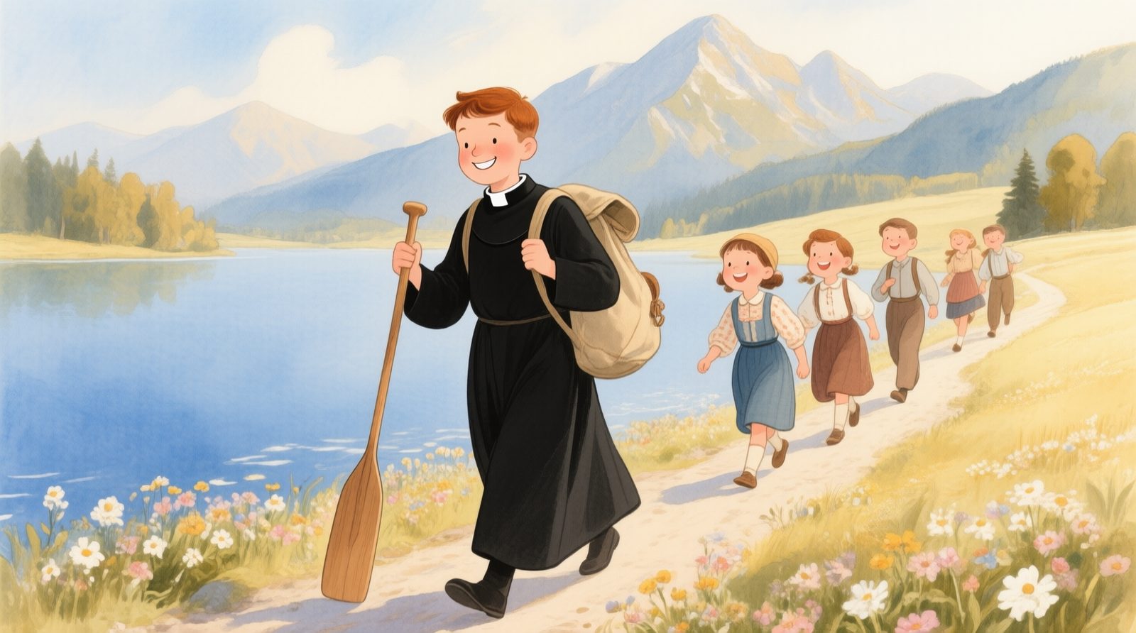 Padre Karol nas montanhas