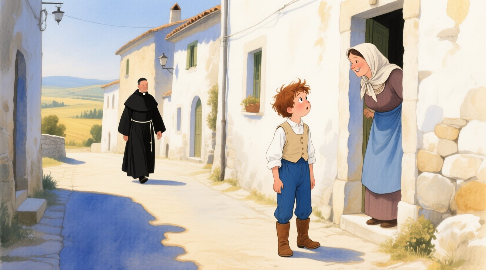 Francesco decidindo ser padre