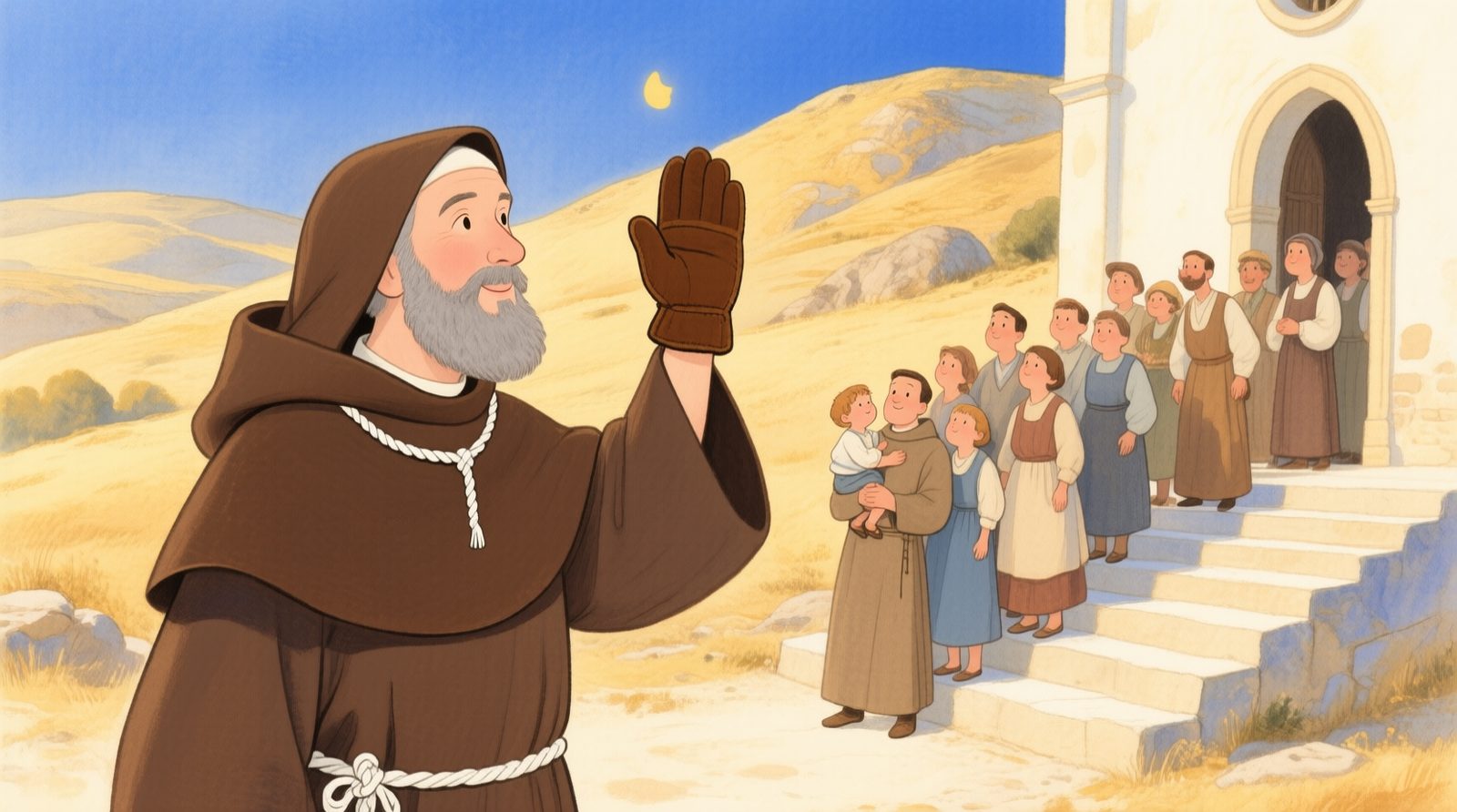 Padre Pio curando doentes