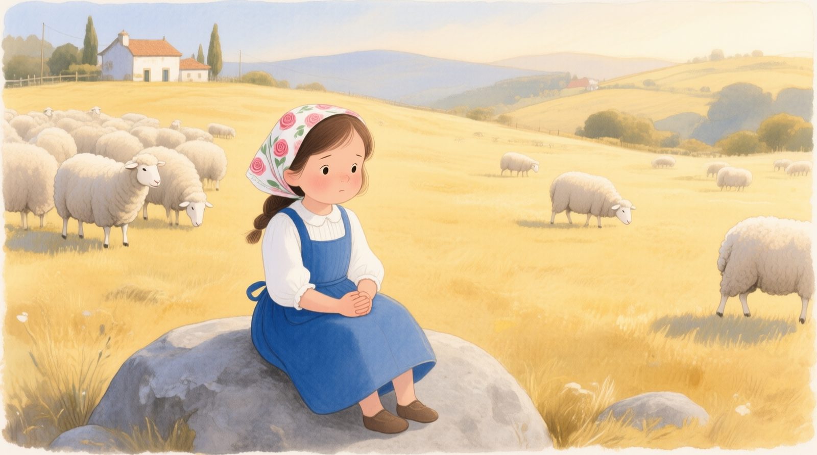 Jacinta pequena e séria