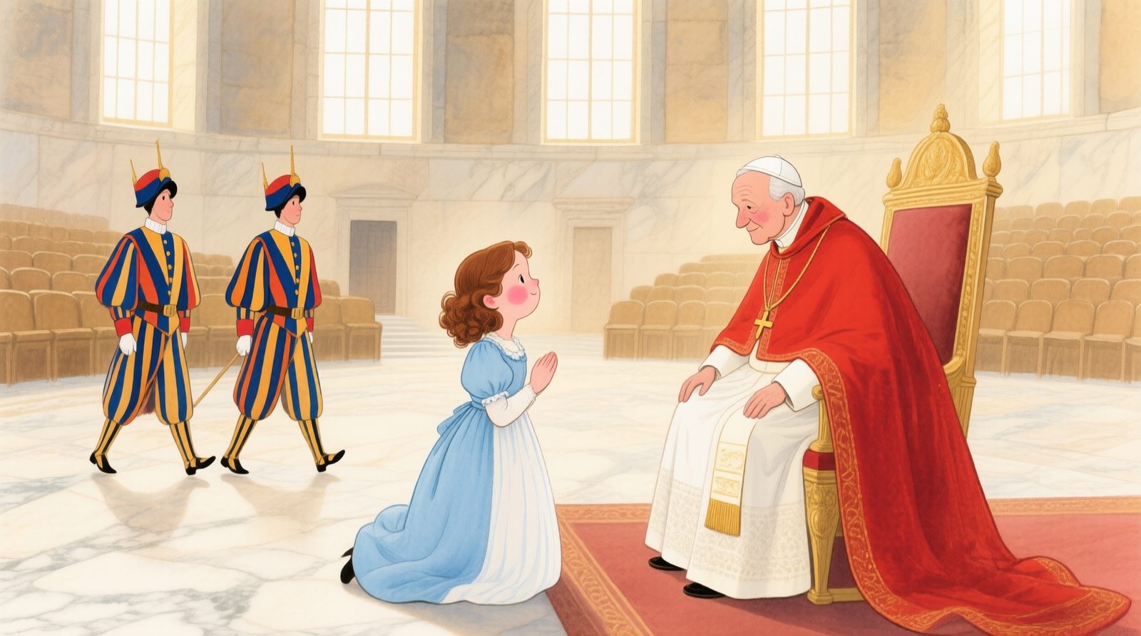 Teresinha com o Papa Leão XIII